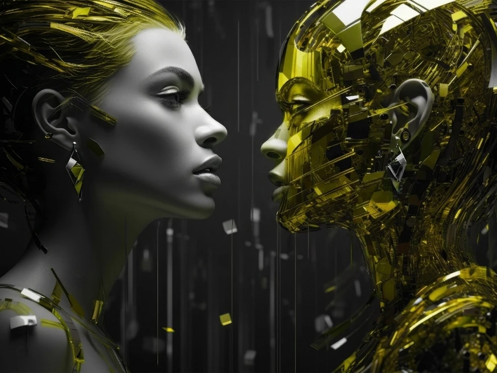 Donna reale e donna AI a confronto